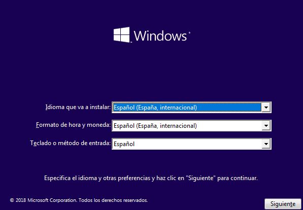 Cómo arrancar Windows 10 en modo seguro usando un disco o usb de instalación