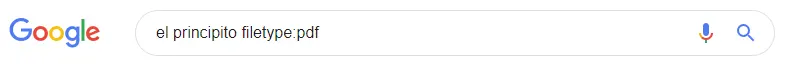 Buscar un PDF en Google