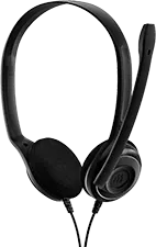 Sennheiser PC 8 USB - Auriculares de diadema abiertos USB (micrófono con cancelación de ruido, sonido estéreo) color negro